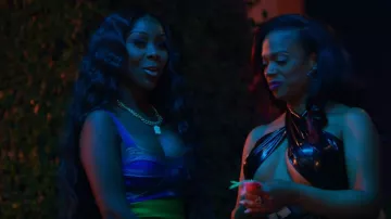 Akira Two Piece Ranbow Bandage Set worn by MIsha Taylor (Jessie Woo) as seen in A La Carte (S01E01)