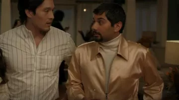 Sunflower Short Jack­et Gold of Jorge Diaz Jr. (Mark Indelicato) in With Love (S02E05)