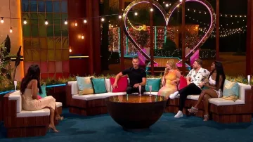 Kurt Geiger London Bromley Bow Sandalias 95 usadas por Indiyah Polack como se ve en Love Island: Aftersun (S10E01)