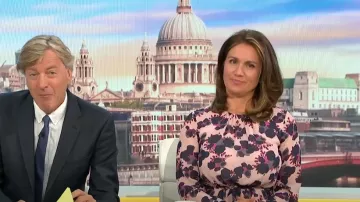 Vestido de Boden Dorothy usado por Susanna Reid visto en Good Morning Britain el 22 de mayo de 2023