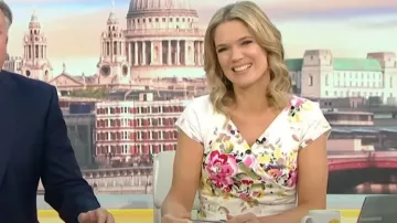 The Pretty Dress Company Hourglass Seville Pencil Dress worn by Charlotte Hawkins as seen in Good Morning Britain on May 30, 2023