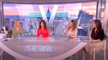 Veronica Beard Kaneli Skirt worn by Alyssa Farah as seen in The View on June 12, 2023