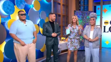 Nanushka Terry-Knit Polo porté par Scot Louie vu dans Good Morning America le 12 juin 2023