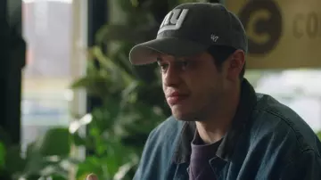 NFL Giants Cap worn by Pete Davidson as seen in Bupkis (Season 1 Episode 5)