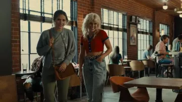 Clare V Gosee Clutch worn by Sylvia (Rose Byrne) as seen in Platonic (S01E06)