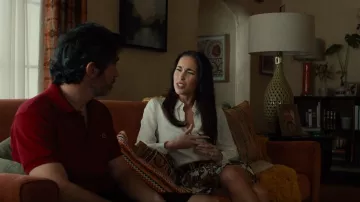 Versace Regalia Baroque Print Pleated Mini Skirt worn by Ruby Gale (Priscilla Quintana) as seen in Based on a True Story (S01E07)