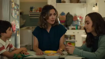 Nili Lotan Normandy Blouse worn by Sylvia (Rose Byrne) as seen in Platonic (S01E06)