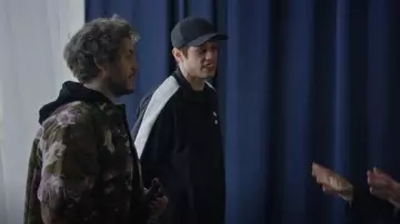 Bdg Moun­tain Scene Jack­et worn by Evan (Philip Ettinger) as seen in Bupkis (S01E03)