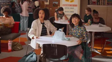 Steve Madden Screen Market Tote worn by Eleanor Wong (Ramona Young) as seen in Never Have I Ever (S04E08)