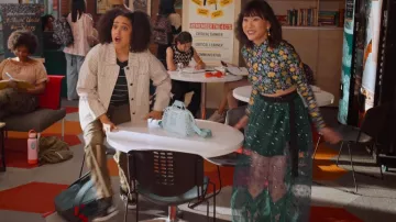 Rachel Comey Fetes Belt Skirt worn by Eleanor Wong (Ramona Young) as seen in Never Have I Ever (S04E09)