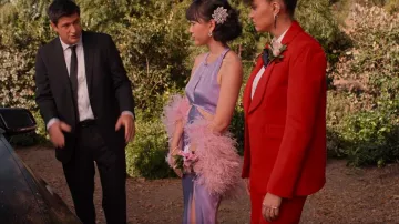 Sau Lee Salome Maxi Vestido usado por Eleanor Wong (Ramona Young) como se ve en Never Have I Ever (S04E09)
