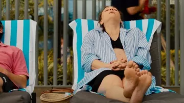 Seafolly Halter Bandeau Bikini Top worn by Ava Bartlett (Kaley Cuoco) as seen in Based on a True Story (S01E04)