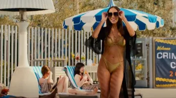 Agent Provocateur Gold Berry Bikini worn by Ruby Gale (Priscilla Quintana) as seen in Based on a True Story (S01E04)