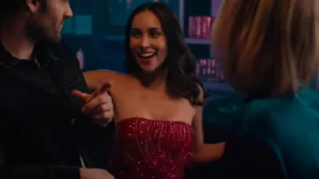 Retrofete Cassandra Dress worn by Ruby Gale (Priscilla Quintana) as seen in Based on a True Story (S01E05)