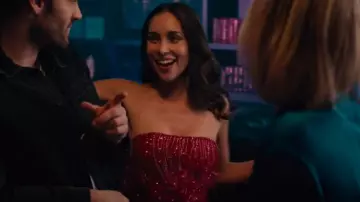 Robe Cassandra rétrofete portée par Ruby Gale (Priscilla Quintana) vue dans Basé sur une histoire vraie (S01E05)