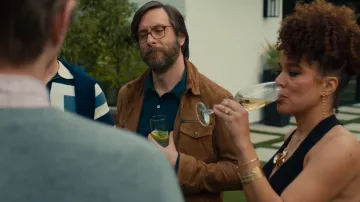 John Varvatos Star USA Camel Shilo Suede Jacket worn by Carlos (Sebastian Quinn) as seen in Based on a True Story (S01E02)