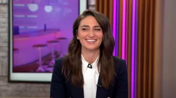 Veronica Beard Bexley Jacket porté par Sara Bareilles comme vu dans CBS Mornings le 15 juin 2023