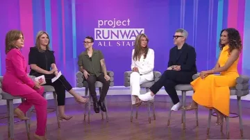 Veronica Beard Miller Dickey Chaqueta usada por Nina García vista en Today with Hoda & Jenna el 15 de junio de 2023