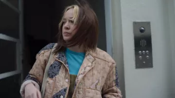 Second Female Lotdis Pastry Shell Jacket worn by Joan (Annie Murphy) as seen in Black Mirror (S06E01)