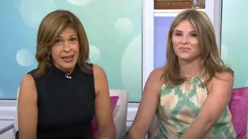 Ulla Johnson Wilda Top usado por Jenna Bush Hager como se ve en Today with Hoda & Jenna el 16 de junio de 2023