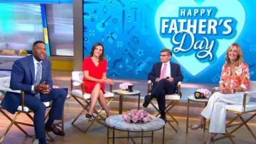 Boss Damaisa Sheath Dress worn by Mary Bruce as seen in Good Morning America on June 16, 2023