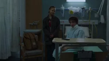 Barbour Oversized Leather Jacket worn by Pia (Myha'la Herrold) as seen in Black Mirror (S06E02)