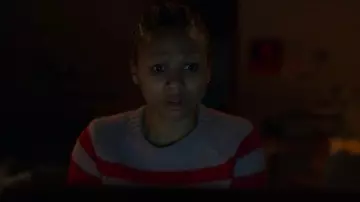 Allsaints Lana Striped Sweater worn by Pia (Myha'la Herrold) as seen in Black Mirror (S06E02)