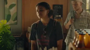 Ray-Ban Round Frame Polarised Sunglasses worn by Bo (Zazie Beetz) as seen in Black Mirror (S06E04)
