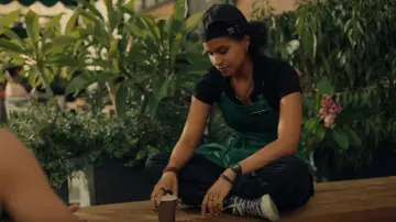 Converse Chuck 70 Seasonal Colour High Tops in Deep Waters worn by Bo (Zazie Beetz) as seen in Black Mirror (S06E04)
