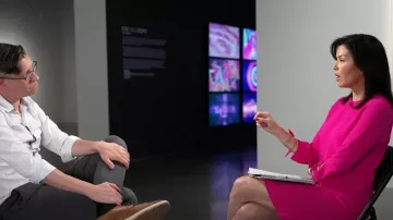 CeCe Tie Sleeve Shift Dress portée par Meg Oliver comme vu dans CBS Mornings le 18 juin 2023