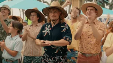 Scotch & Soda Hawai­ian-Print Camp Shirt worn by Keefe Chambers (Tony Cavalero) as seen in The Righteous Gemstones (S02E09)
