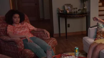 Golf Wang Checkered Jersey worn by Fabiola Torres (Lee Rodriguez) as seen in Never Have I Ever (S04E10)