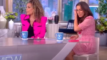 Vestido corto de Saloni Jamie usado por Alyssa Farah Griffin como se ve en The View el 19 de junio de 2023