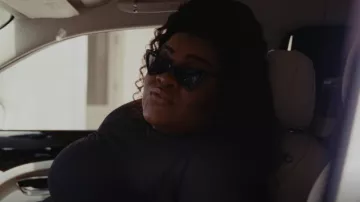 Lunettes de soleil en acétate œil de chat Saint Laurent portées par Destiny (Da’Vine Joy Randolph) comme on le voit dans The Idol (S01E03)