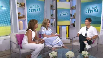 Combinaison sans manches Black Halo Antoinette portée par Hoda Kotb dans Today with Hoda & Jenna le 20 juin 2023