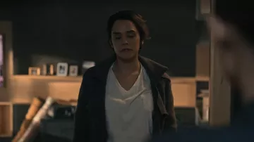Ann Demeulemeester Green Wool Fleece Boucle Jacket worn by Hour Nazari (Sepideh Moafi) as seen in Class of '09 (S01E08)