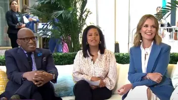Veronica Beard Naira Denim Dickey Chaqueta usada por Savannah Guthrie como se ve en Today el 21 de junio de 2023