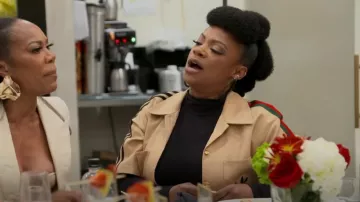 Adidas X Gucci Trefoil Jacquard Shirt usada por Kandi Burruss como se ve en The Real Housewives of Atlanta (S15E07)