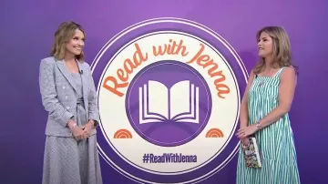 Veronica Beard Positano Vestido usado por Savannah Guthrie como se ve en Today el 22 de junio de 2023