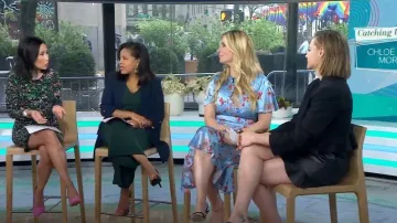 Prabal Gurung Victoria Flutter-Sleeve Midi-Dress portée par Jill Martin comme vu dans Aujourd’hui le 22 juin 2023