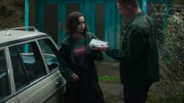 Marques'Almeida Ab­stract-Print Mesh Top worn by G'iah (Emilia Clarke) as seen in Secret Invasion (S01E01)