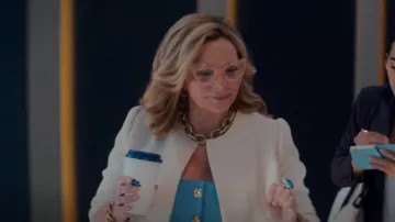 Sojo Vision Co­co Blue LIght Glass­es worn by Madolyn Addison (Kim Cattrall) as seen in Glamorous (S01E02)