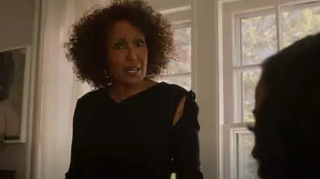 Nanushka Wrap Dress worn by Dr. Monica Mitchell (Cree Summer) as seen in Run the World (S02E05)