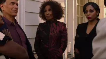 Proenza Schouler White Label Dye Dress worn by Dr. Monica Mitchell (Cree Summer) as seen in Run the World (S02E05)