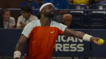 Nike Court Dri FIT ADV Slam Tennis Top worn by Frances Tiafoe as seen in Break Point (S01E09)