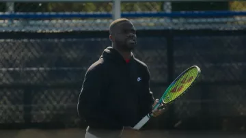 Nike Sportswear Club Fleece Pullover Hoodie worn by Frances Tiafoe as seen in Break Point (S01E09)