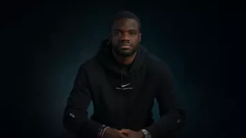 Nike Nocta Basketball Hoodie worn by Frances Tiafoe as seen in Break Point (S01E09)