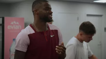 Nike Court Dri FIT ADV Slam Ultimate New York Tennis Polo worn by Frances Tiafoe as seen in Break Point (S01E09)