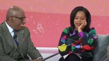 Ceinture en cuir Gucci avec boucle Double G portée par Sheinelle Jones comme on le voit dans Aujourd’hui le 26 juin 2023