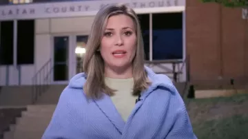 Manteau Rachel Comey Husk Chevron Wool-Blend porté par Erin McLaughlin tel que vu dans Aujourd’hui le 27 juin 2023